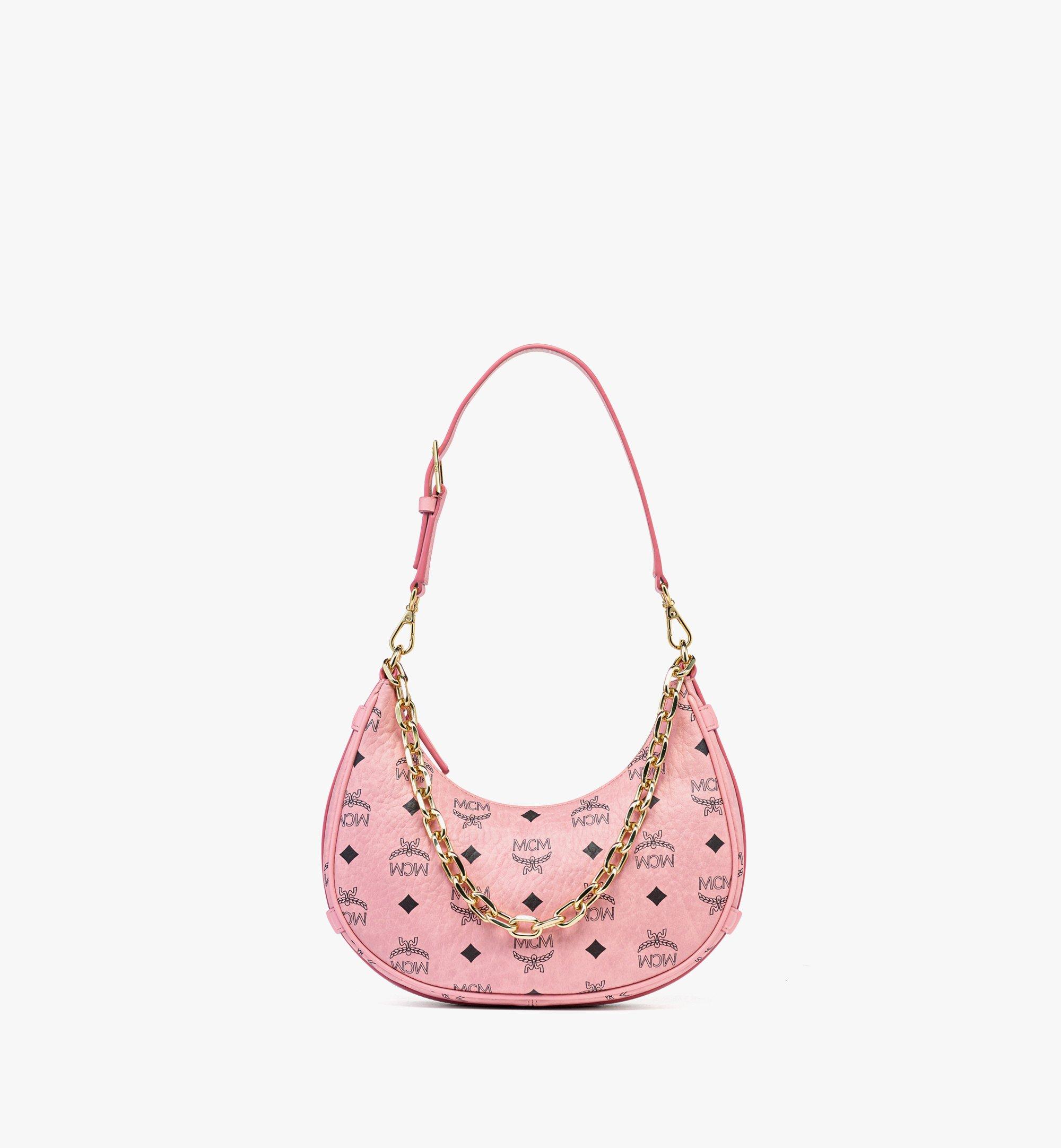 MCM Aren Crescent Hobo Bag in Visetos  MWHFATA02PZ001 Alternate View 1