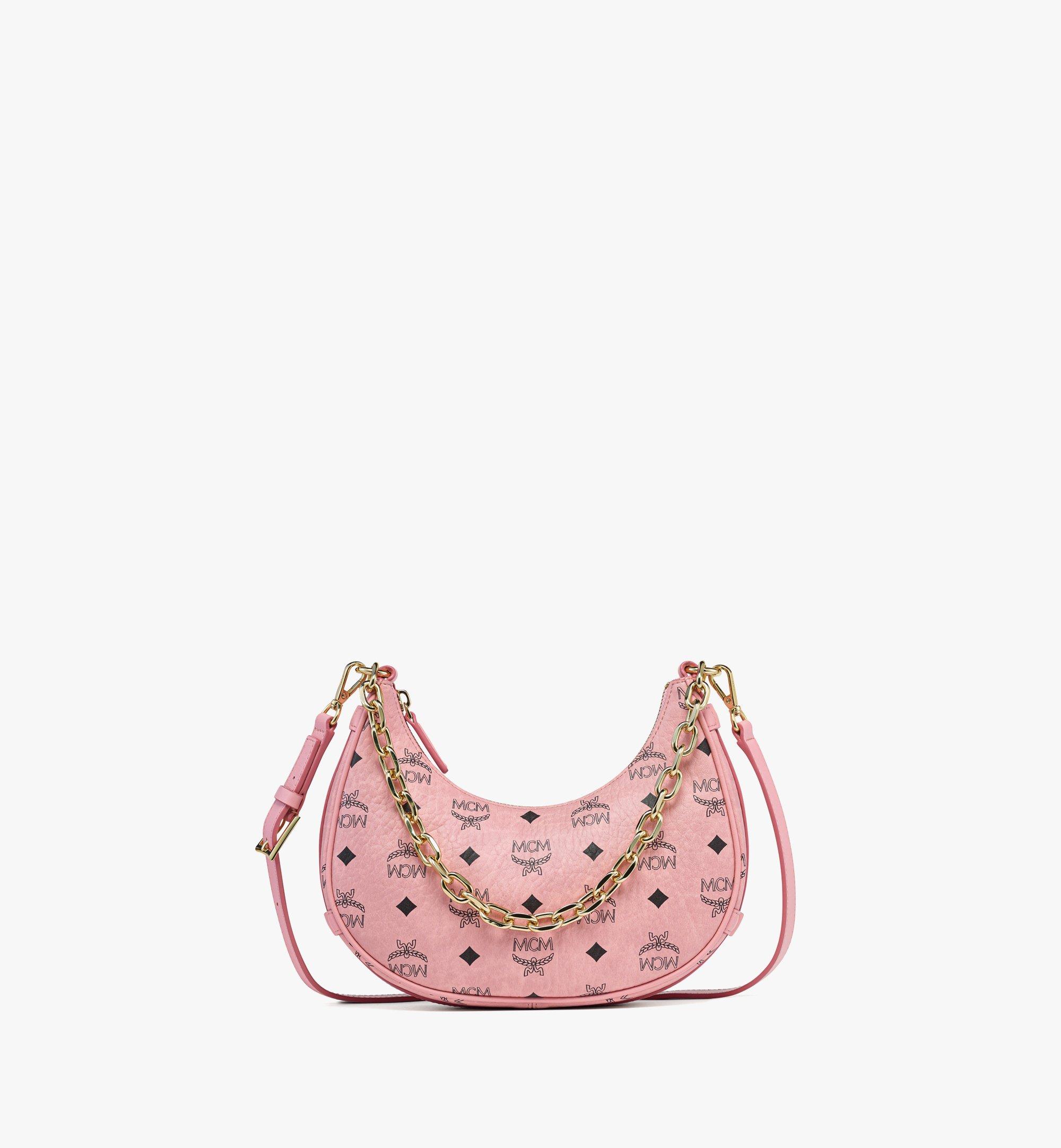 MCM Aren Crescent Hobo Bag in Visetos  MWHFATA02PZ001 Alternate View 4