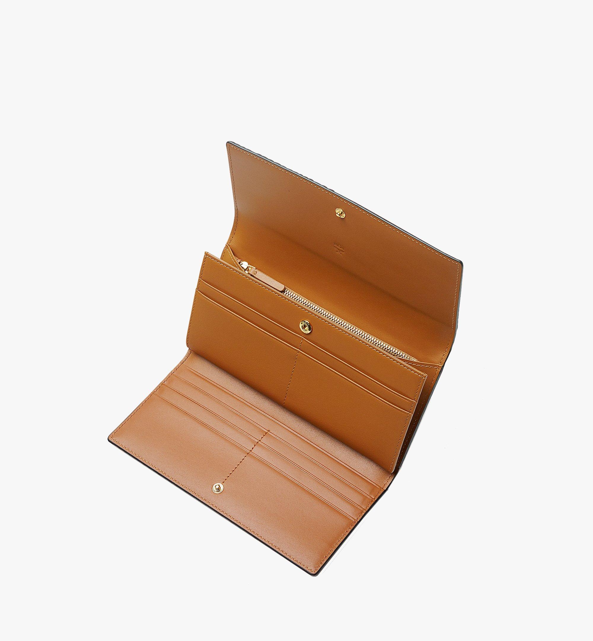 MCM Trifold Wallet in Visetos Original Cognac MYLAAVI01CO001 Alternate View 2