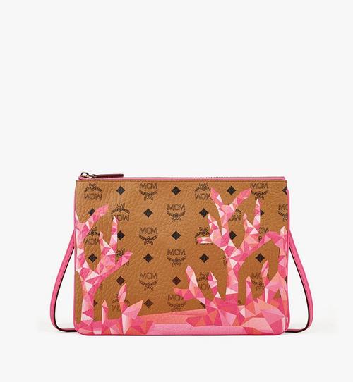 Aren Crossbody Pouch in Cubic Coral Visetos
