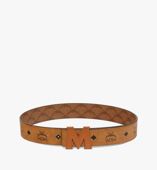 Claus M Reversible Monogram Belt 1.5”
