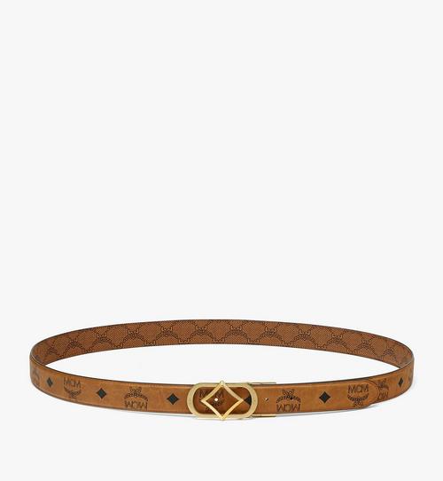 Diamond Buckle Reversible Monogram Belt