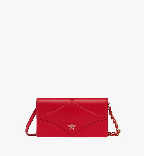 Diamond Chain Wallet in Calf Leather