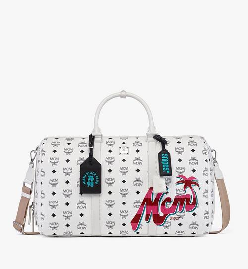 MCM x SNIPES Ottomar Weekender Bag in Visetos