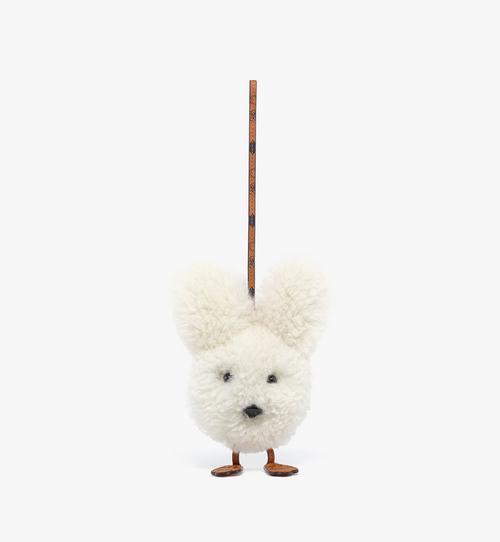 Rabbit Charm in Lamb Fur and Visetos
